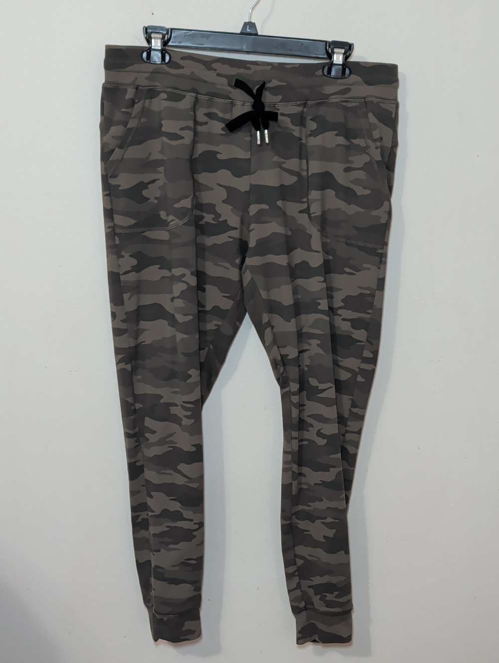 Zyia Active Camo Unwind Joggers Khaki Green Gym Workout Comfy Women's Size XL